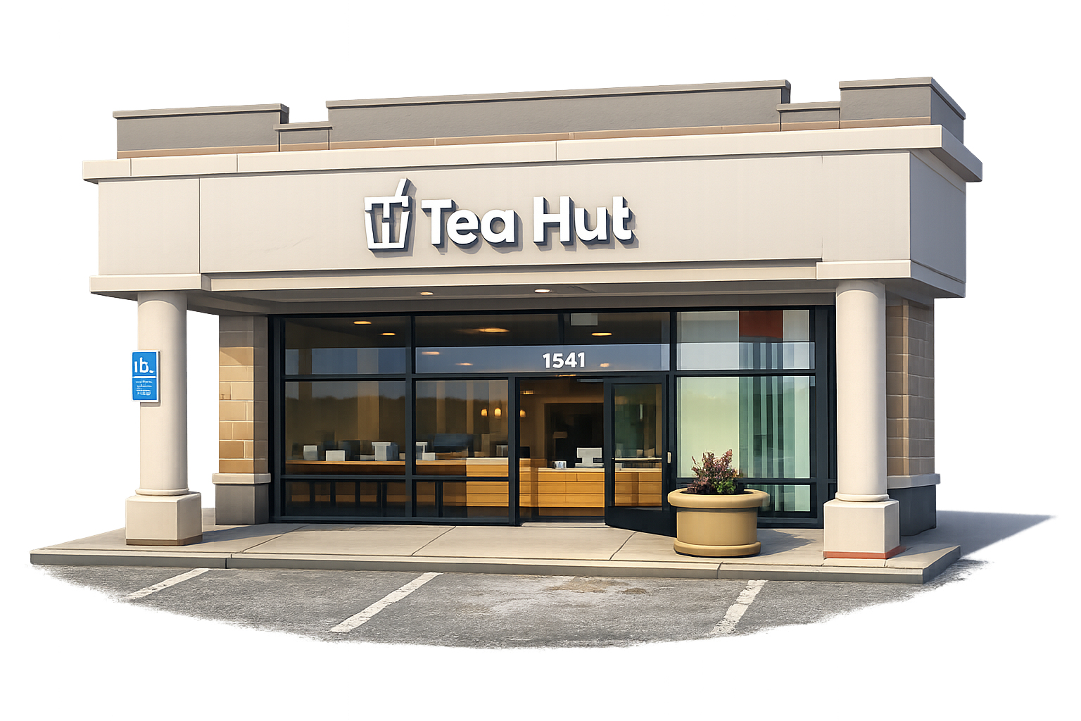 Lakeshore Plaza Tea Hut storefront preview