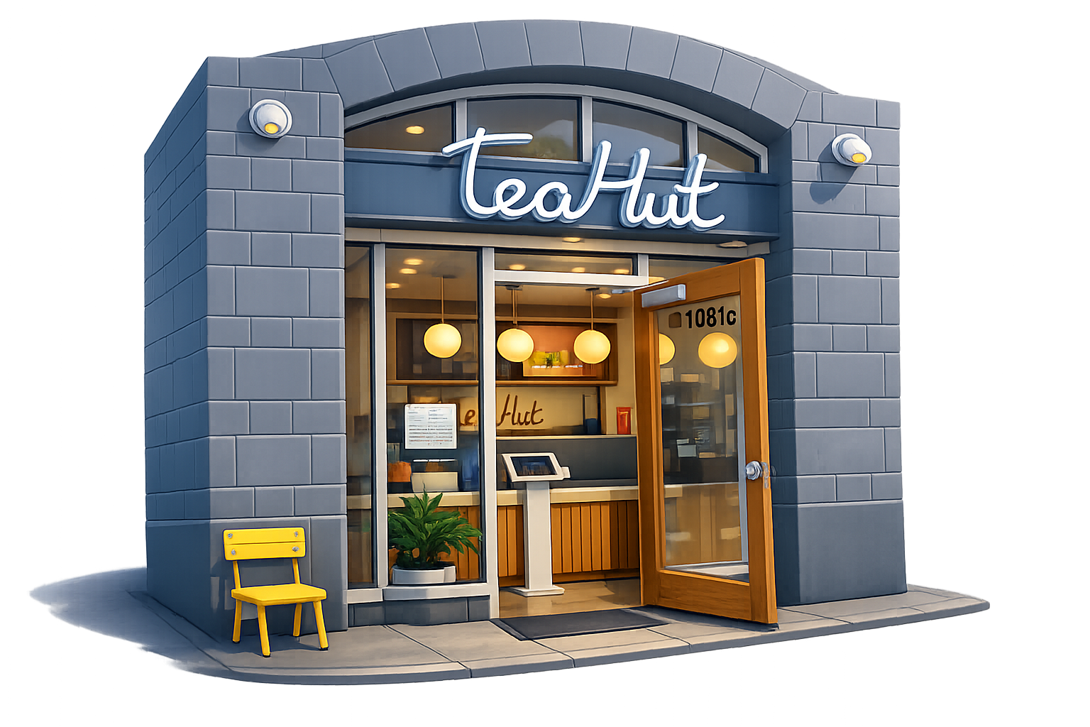 Tea Hut storefront preview